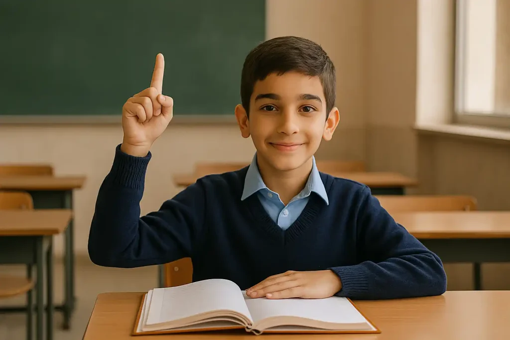 میخواهم شاگرد زرنگی باشم